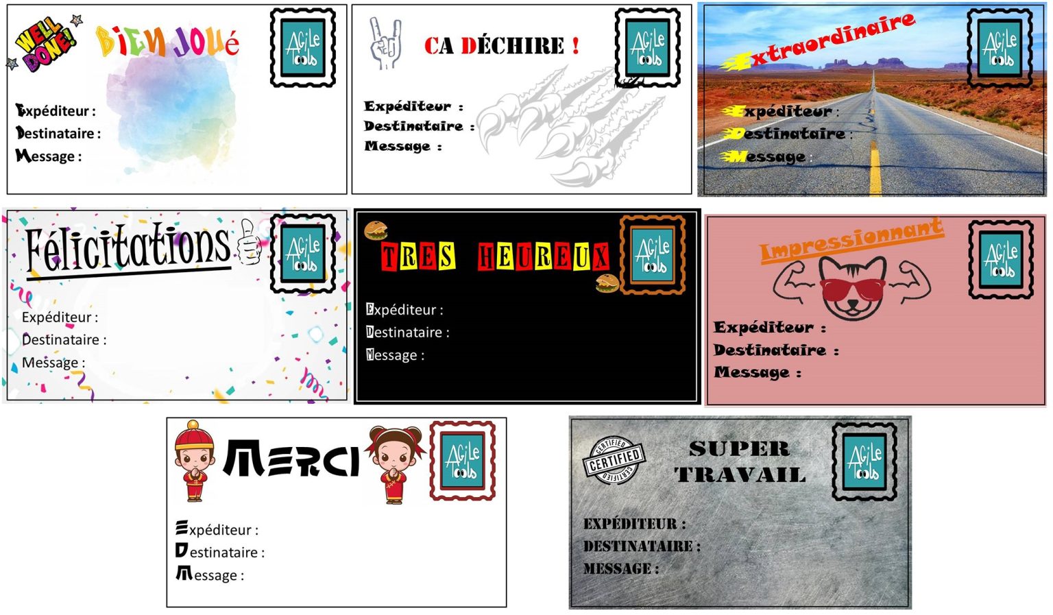 Mode d'emploi Kudo Cards Agiletools